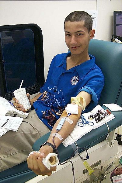 Blood transfusion saves lives